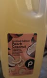 Publix Peach coconut flavored lemonade