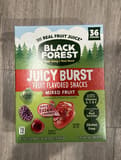 Black Forest Juicy Burst Fruit Flavored Snacks Mixed Fruit