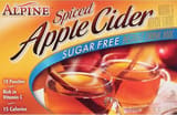 Alpine Sugarfree spiced apple cider mix