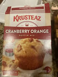 Krusteaz Cranberry orange flavor muffin mix