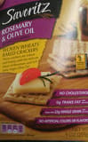 Savoritz Rosemary & Olive Oil Woven Wheats Baked Crackers