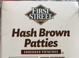 First Street Hash brown patties