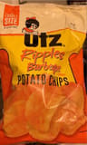 Utz ripples barbeque potato chips