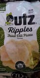 Utz Ripples Fried Dill Pickle Flavored