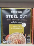 Betteroats Steel Cut apples & Cinnamon instant oatmeal