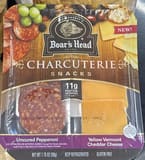Boar's Head Uncured Pepperoni • Yellow Vermont Cheddar Cheese