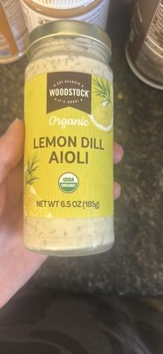 Woodstock Organic Lemon Dill Aioli