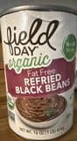 Field Day Fat Free Refried Black Beans