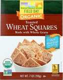 Field Day Organic Toasted Wheat Square Crackers