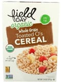 Field Day Organic Whole Grain Toasted O's Cereal
