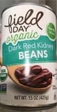 Field day organic dark red kidney beans