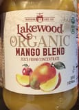 Lakewood Organic mango juice