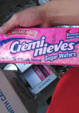El Mexicano Strawberry creminieves sugar wafers