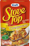 Kraft Foods Cornbread stuffing mix boxes