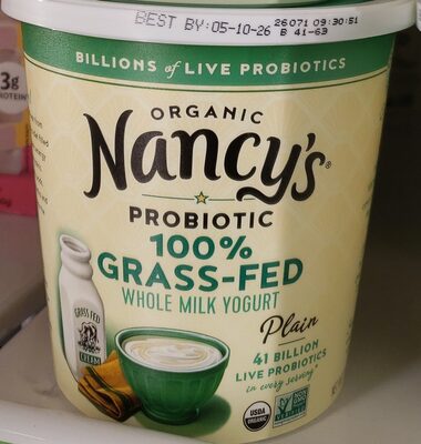 Nancy's Organic Plain Grassfed Yogurt