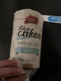 Lieber's Rice cakes with sea salt thin