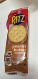 Ritz peanut butter flavored filling cracker sandwiches