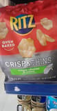 Ritz crisp & thin crackers cream cheese & onion 1x7.1 oz