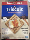 Triscuit Cracked Pepper and Olive Oil Cracker