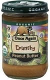 Once Again Organic Peanut Butter - Crunchy - Salted - Unsweetened