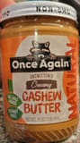 Once Again Creamy Cashew Butter