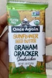 Once Again Organic Sunflower Seed Butter, Graham Cracker Sandwiches