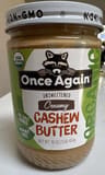 Once Again Organic Creamy Cashew Butter