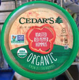Cedar's Organic Hommus Roasted Red Pepper