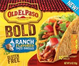 Old El Paso Gluten free stand and stuff bold ranch flavored shells