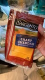 Sargento Sharp Cheddar Sliced Cheddar Cheese