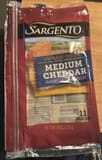 Sargento Natural Cheese Medium Cheddar Sliced Cheddar Cheese