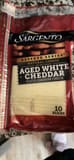 Sargento Aged White Cheddar Sliced Cheddar Cheese