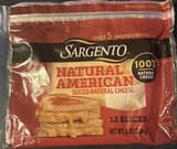 Sargento Natural American Cheese sliced natural cheese