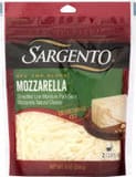 Sargento MOZZARELLA Shredded Low Moisture Part-Skim Mozzarella Cheese
