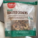 Raley's Organic Whole Roasted Cashews Lightly Salted