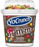 YoCrunch milk chocolate m&m's vanilla