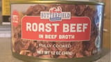 Roast beef in beef broth