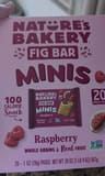 Nature's Bakery Fig Bar Minis Raspberry