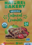 Nature's Bakery Strawberry & Apple Oatmeal Crumble Bars