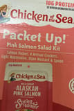 Chicken Of The Sea Packet Up! Pink Salmon Salad Kit