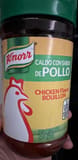 Knorr Bouillon caldo con sabor de pollo chicken flavor