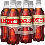 Coke Diet Coke Caffeine Free - Bottles