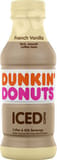 Dunkin Iced Coffee French vanilla