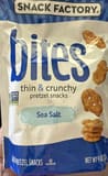 Snack Factory Bites thin & Crunchy pretzel snacks sea salt