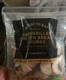 Sainsbury's Chargrilled chicken breast chunks
