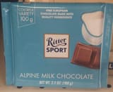 Ritter Sport Alpine Milk Chocolate