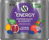 V8 V v-fusion +energy pomegranate blueberry vegetable