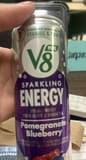 V8 Sparkling Energy Pomegranate Blueberry