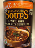 Amy's Organic / Biologique Lentil Soup, lower-sodium