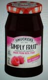 Smucker's Simply Fruit Seedless Red Raspberry Fruit Spread